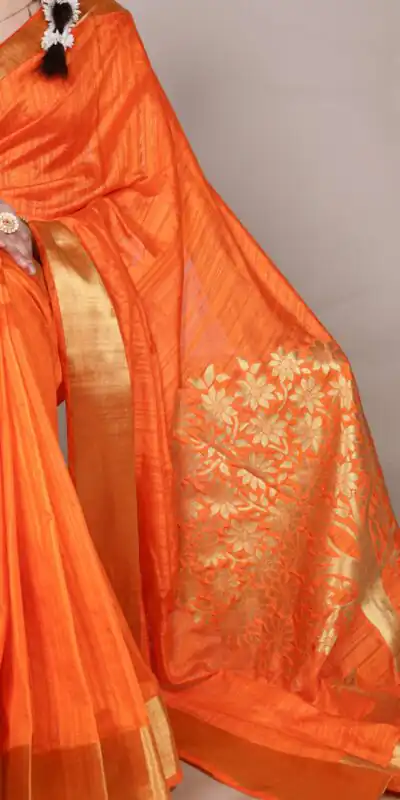 YNF 7903 Light Orange Color Raw Silk Zari Weaving Work Saree Casual, Wedding, Festive, Events . Expected Delivery  4-6 Working Days @1699/- only                                                                                | Sarees, Bollywood Sarees, Creative Sarees, Designer Sarees, Embroidered Sarees, Ethnic Saree, Modern Digital sarees, Party Wear Sarees
