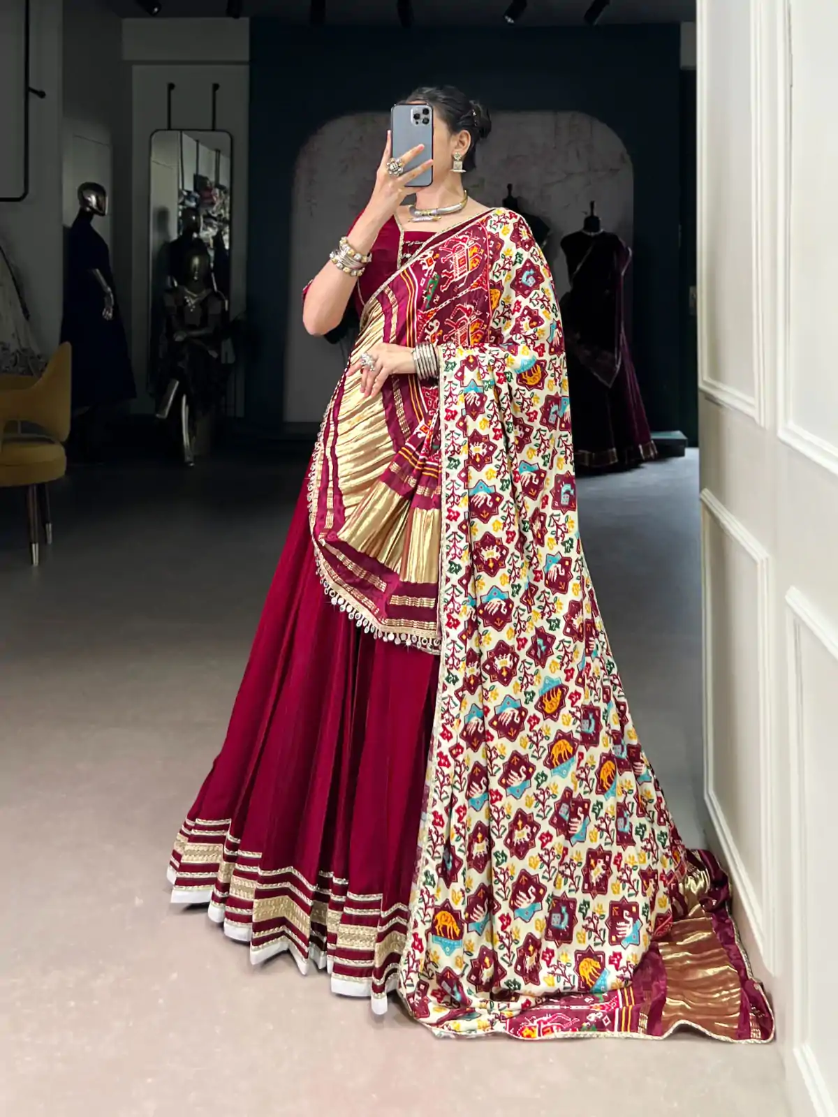 LNB 1657 Maroon Color Silk Georgette Original Mirror Lace Touch Up Lehenga Choli Wedding, Party, Festive, Events Etc. Delivery 4-6 Working Days Rs 4299 | Lehenga, Bollywood Lehenga, Creative Lehenga, Designer Lehenga, Embroidered Lehenga, Party Wear Lehenga