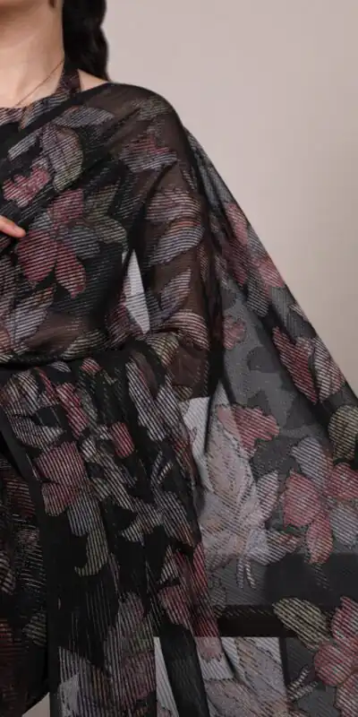 YNF 7052 Navy Blue Color Lurex Brasso Floral Viscose Brasso Saree Casual, Wedding, Festive, Events . Expected Delivery  4-6 Working Days @1799/- only                                                                                | Sarees, Bollywood Sarees, Creative Sarees, Designer Sarees, Embroidered Sarees, Ethnic Saree, Modern Digital sarees, Party Wear Sarees