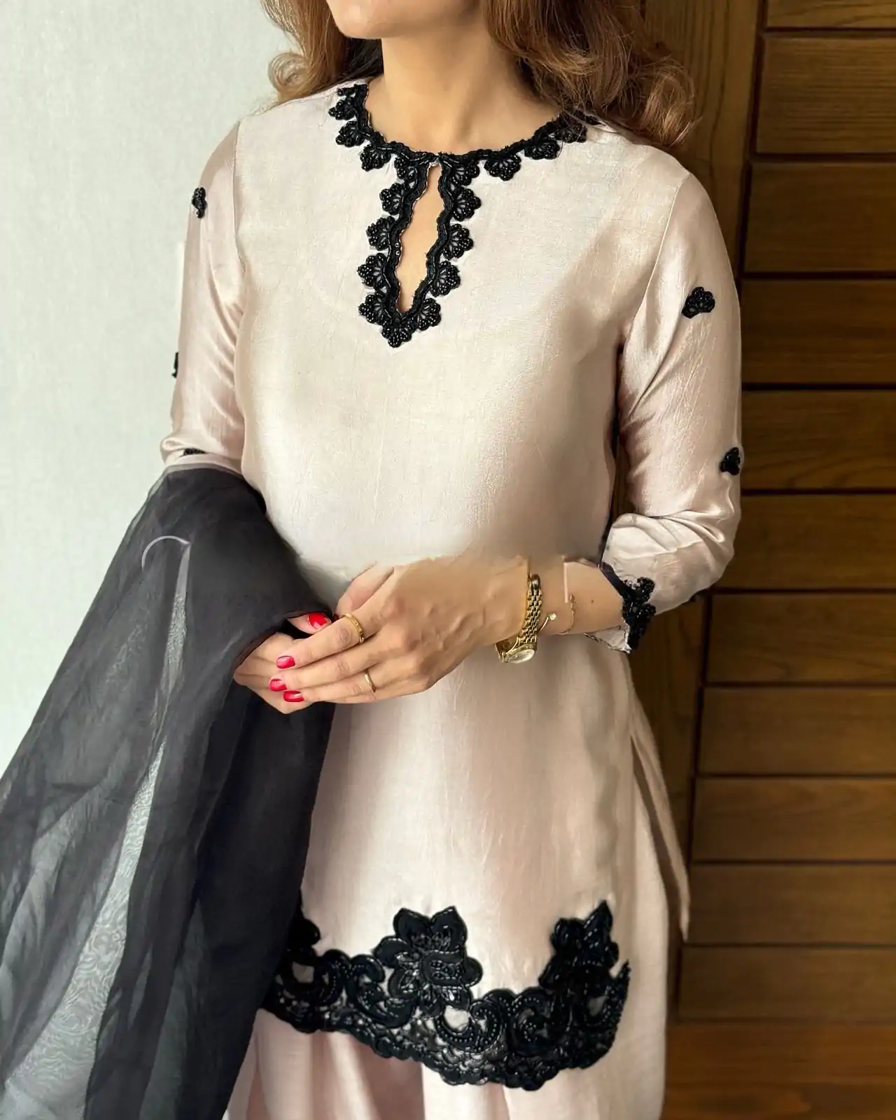 BE 371 Off White Color French Crape Sequence Embroidery Beads Salwar Suit Casual, Wedding, Festive, Events . Expected Delivery  4-6 Working Days @2099/- only      | Jump Suits, Salwar suit, Casual Suits, Creative suits, Designer Suits, Palazzo Suits, Party Wear Suits, Patiala Suits, Straight Suits