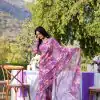YNF 7010 Onion Color Weightless Marbal Floral Printed Pearl Lace Saree Casual, Wedding, Festive, Events . Expected Delivery  4-6 Working Days @1599/- only                                                                                | Sarees, Bollywood Sarees, Creative Sarees, Designer Sarees, Embroidered Sarees, Ethnic Saree, Modern Digital sarees, Party Wear Sarees