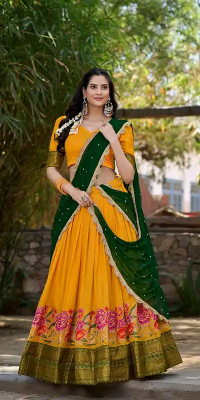 LNB1518 Pink Color Cotton Silk Thread Embroidery Work Lehenga Choli Wedding, Party, Festive, Events Etc. Delivery 4-6 Working Days Rs 2999 | Lehenga, Bollywood Lehenga, Creative Lehenga, Designer Lehenga, Embroidered Lehenga, Party Wear Lehenga