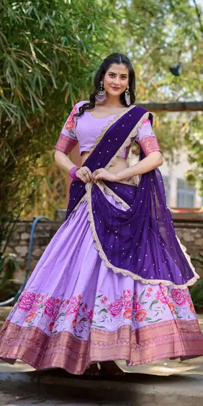 LNB1518 Pink Color Cotton Silk Thread Embroidery Work Lehenga Choli Wedding, Party, Festive, Events Etc. Delivery 4-6 Working Days Rs 2999 | Lehenga, Bollywood Lehenga, Creative Lehenga, Designer Lehenga, Embroidered Lehenga, Party Wear Lehenga