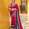 YNF 7049 Pink Color Poly Cotton Printed With Zari Weaving Work Saree Casual, Wedding, Festive, Events . Expected Delivery  4-6 Working Days @1699/- only                                                                                | Sarees, Bollywood Sarees, Creative Sarees, Designer Sarees, Embroidered Sarees, Ethnic Saree, Modern Digital sarees, Party Wear Sarees