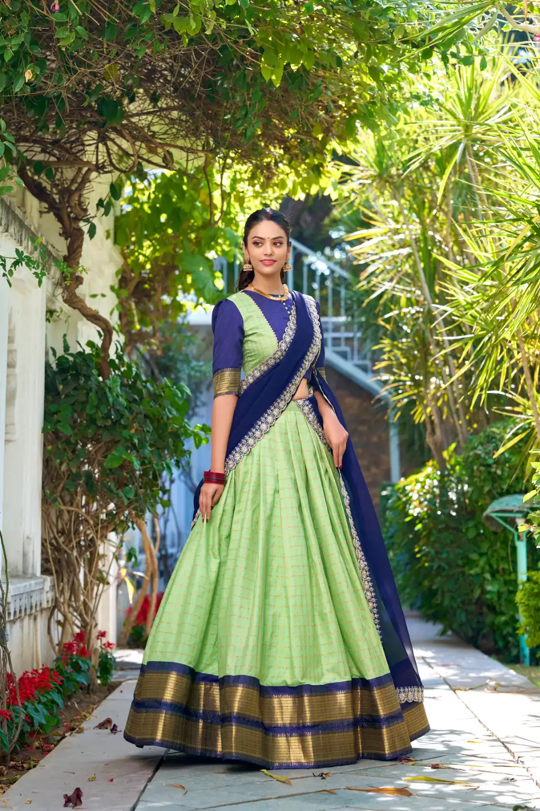 LNB 2010 Pista Color Zari Chex With Zari Weaving Work Lehenga Choli Wedding, Party, Festive, Events Etc. Delivery 4-6 Working Days Rs 2149 | Lehenga, Bollywood Lehenga, Creative Lehenga, Designer Lehenga, Embroidered Lehenga, Party Wear Lehenga