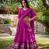 LNB 1902 Red Color Chanderi Plain With Zari Weaving Work Lehenga Choli Wedding, Party, Festive, Events Etc. Delivery 4-6 Working Days Rs 2099 | Lehenga, Bollywood Lehenga, Creative Lehenga, Designer Lehenga, Embroidered Lehenga, Party Wear Lehenga