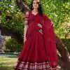 LNB 1902 Red Color Chanderi Plain With Zari Weaving Work Lehenga Choli Wedding, Party, Festive, Events Etc. Delivery 4-6 Working Days Rs 2099 | Lehenga, Bollywood Lehenga, Creative Lehenga, Designer Lehenga, Embroidered Lehenga, Party Wear Lehenga