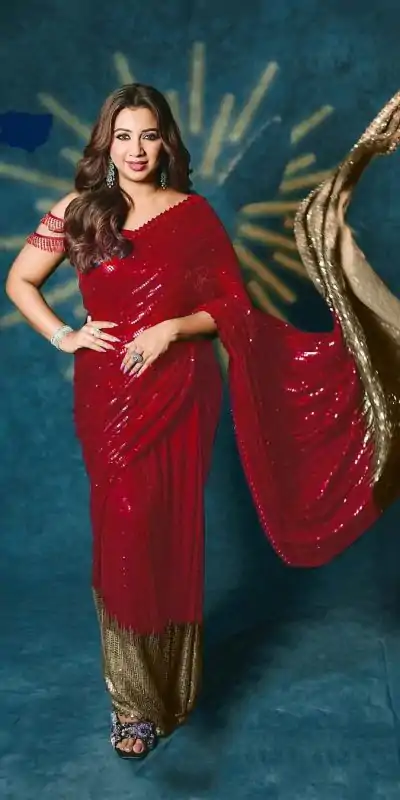 DF 3457 Red Color Georgette Sequence Original Mirror Work Saree Casual, Wedding, Festive, Events . Expected Delivery  4-6 Working Days @2099/- only                                                                                | Sarees, Bollywood Sarees, Creative Sarees, Designer Sarees, Embroidered Sarees, Ethnic Saree, Modern Digital sarees, Party Wear Sarees