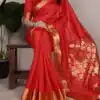 YNF 7903 Red Color Raw Silk Zari Weaving Work Saree Casual, Wedding, Festive, Events . Expected Delivery  4-6 Working Days @1699/- only                                                                                | Sarees, Bollywood Sarees, Creative Sarees, Designer Sarees, Embroidered Sarees, Ethnic Saree, Modern Digital sarees, Party Wear Sarees