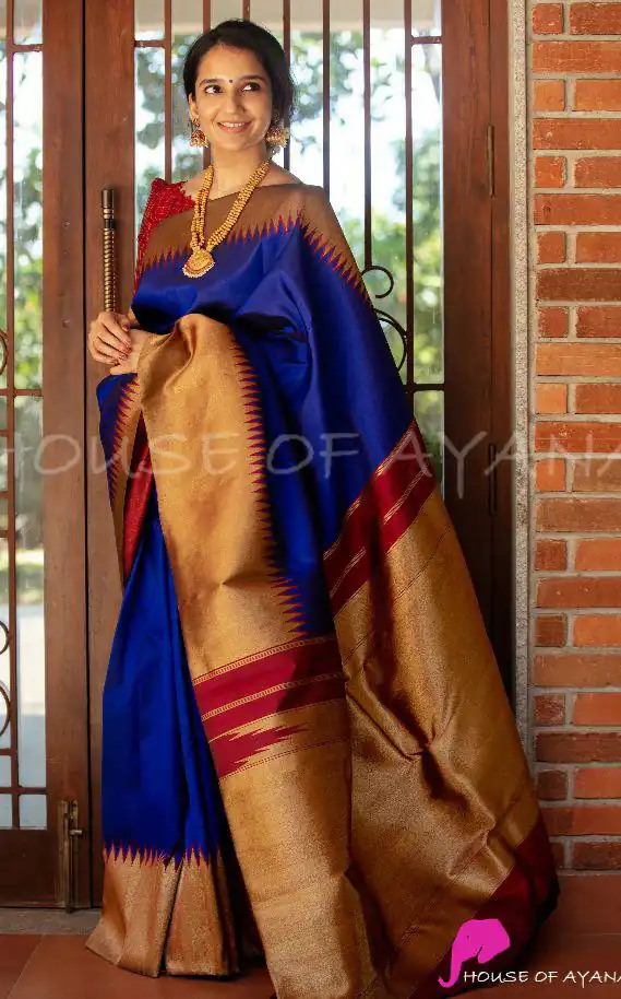 KP 3053 Royal Blue Soft Lichi Silk With Lace Jacquard Border Saree Work. Grab it for ₹1449. Delivery 4-6 Working Days. Shop now. | Sarees, Bollywood Sarees, Creative Sarees, Designer Sarees, Embroidered Sarees, Ethnic Saree, Modern Digital sarees, Party Wear Sarees