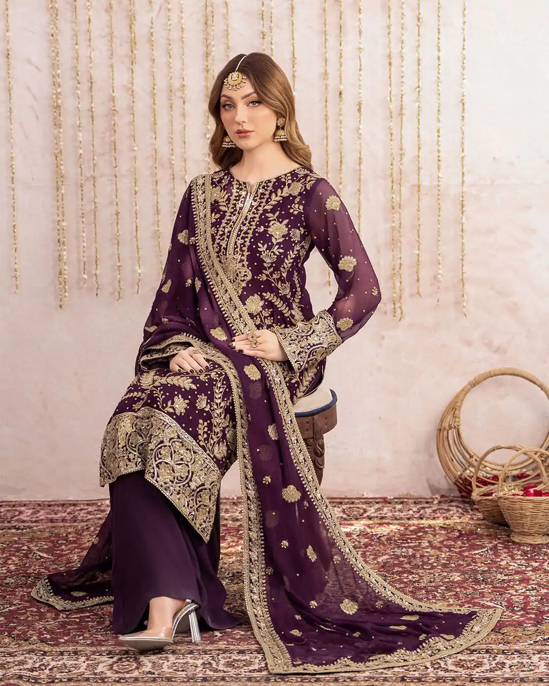 LG 1986 Wine Color Georgette Sequence Embroidery Work Salwar Suit Casual, Wedding, Festive, Events . Expected Delivery  4-6 Working Days @2049/- only      | Jump Suits, Salwar suit, Casual Suits, Creative suits, Designer Suits, Palazzo Suits, Party Wear Suits, Patiala Suits, Straight Suits