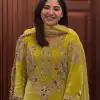 LG 1891 Yellow Color Fendy Sequence Embroidery Work Salwar Suit Casual, Wedding, Festive, Events . Expected Delivery  4-6 Working Days @2149/- only      | Jump Suits, Salwar suit, Casual Suits, Creative suits, Designer Suits, Palazzo Suits, Party Wear Suits, Patiala Suits, Straight Suits