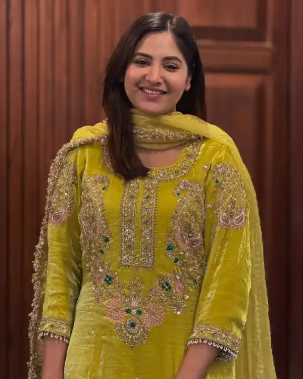 LG 1891 Yellow Color Fendy Sequence Embroidery Work Salwar Suit Casual, Wedding, Festive, Events . Expected Delivery  4-6 Working Days @2149/- only      | Jump Suits, Salwar suit, Casual Suits, Creative suits, Designer Suits, Palazzo Suits, Party Wear Suits, Patiala Suits, Straight Suits