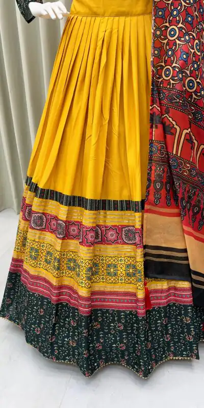 BE 389 Yellow Color Polyester Rayon With Print Lehenga Choli Wedding, Party, Festive, Events Etc. Delivery 4-6 Working Days Rs 1999 | Lehenga, Bollywood Lehenga, Creative Lehenga, Designer Lehenga, Embroidered Lehenga, Party Wear Lehenga
