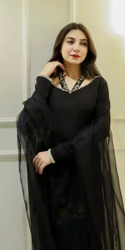 NSR 856 Black in Natural Crep Silk With Embroidery Sequence Work with Full Sleeve Lace Work & Lace Border Salwar Suit . Get it for ₹1799. Delivery 4-6 | Jump Suits, Tops & Bottoms, Track Suits, Salwar suit, Casual Suits, Creative suits, Designer Suits, Palazzo Suits, Party Wear Suits, Patiala Suits, Straight Suits, Trendy Wear