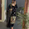 VLM 237 Black Viscose Velvet Salwar Suit Perfect for Wedding, Party, Karwa Chauth, Pooja, Ethnic Day – . Exclusive Offer ₹2449. Delivery 4-6 Working Days | Jump Suits, Salwar suit, Casual Suits, Creative suits, Designer Suits, Palazzo Suits, Party Wear Suits, Patiala Suits, Straight Suits