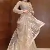 LG 1956 Cream Butterfly Net Saree Perfect for Wedding, Party, Festival Celebrations, Holi, Baisakhi . Special Price ₹2499. Delivery 4-6 Working Days | Sarees, Bollywood Sarees, Creative Sarees, Designer Sarees, Embroidered Sarees, Ethnic Saree, Modern Digital sarees, Party Wear Sarees