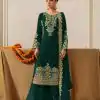 RTC 5901 Green Faux Georgette Salwar Suit Perfect for Wedding, Party, Raksha Bandhan, Eid, Pooja –. Introductory Price ₹2449. Delivery 4-6 Working Days. | Jump Suits, Salwar suit, Casual Suits, Creative suits, Designer Suits, Palazzo Suits, Party Wear Suits, Patiala Suits, Straight Suits