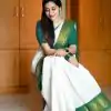 KP 3025 Green Soft Lichi Silk Saree Perfect for Wedding, Party, Baby Shower, Onam, Durga Puja . Available at ₹1449 only. Delivery 4-6 Working Days. | Sarees, Bollywood Sarees, Creative Sarees, Designer Sarees, Embroidered Sarees, Ethnic Saree, Modern Digital sarees, Party Wear Sarees