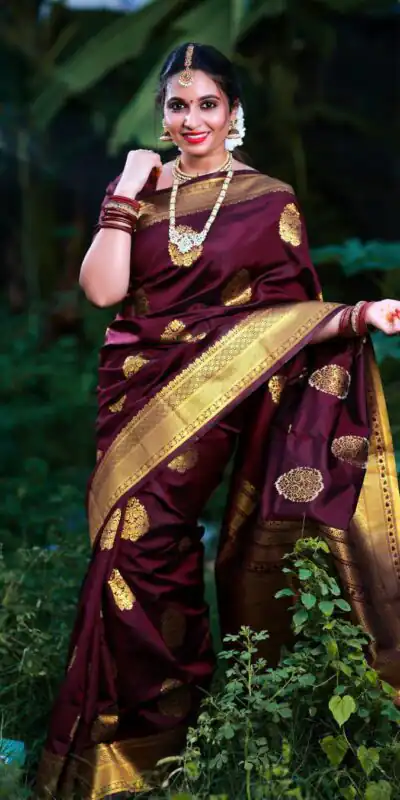 KP 3035 Maroon Soft Lichi Silk Saree Perfect for Wedding, Party, Housewarming, Raksha Bandhan, Family Gatherings . Exclusive Offer ₹1399. Delivery | Sarees, Bollywood Sarees, Creative Sarees, Designer Sarees, Embroidered Sarees, Ethnic Saree, Modern Digital sarees, Party Wear Sarees
