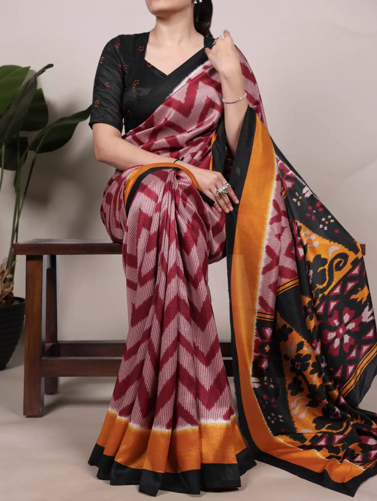 YNF 7043 Maroon Color Tasar Silk Printed With Designer Work Saree. Festive Deal ₹1549. Delivery 4-6 Working Days. Shop now. | Sarees, Bollywood Sarees, Creative Sarees, Designer Sarees, Embroidered Sarees, Ethnic Saree, Modern Digital sarees, Party Wear Sarees