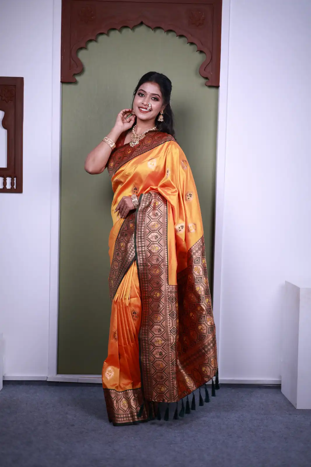 MB 22 Mustard Soft Paithani silk Saree Perfect for Wedding, Party, Sangeet, Haldi, Housewarming – . Best Price ₹2449. Delivery 4-6 Working Days. Shop no | Sarees, Bollywood Sarees, Creative Sarees, Designer Sarees, Embroidered Sarees, Ethnic Saree, Modern Digital sarees, Party Wear Sarees