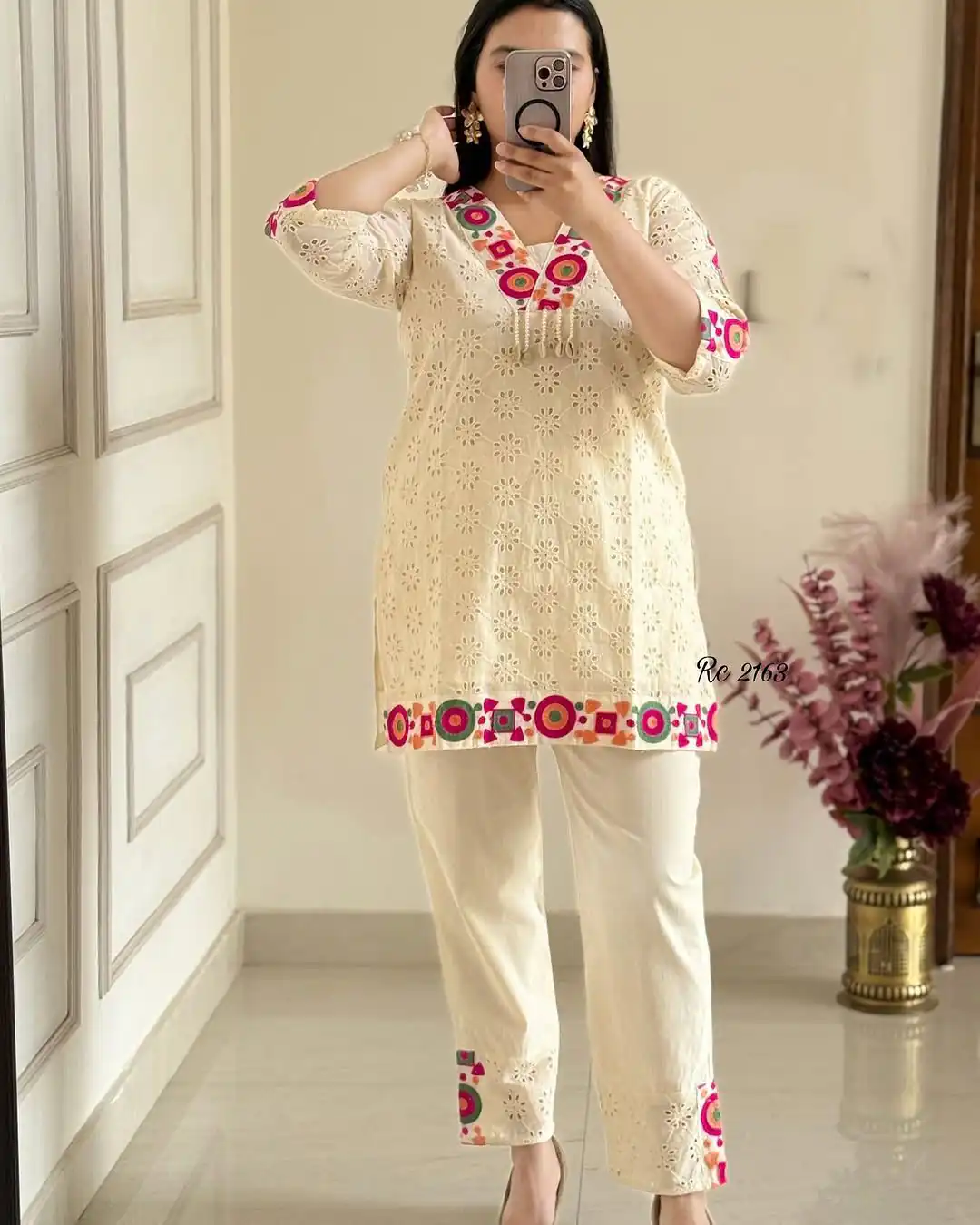 ZSR 3137 Off White Cotton With Embroidery Work & Thread Embroidery. Salwar Suit Introductory Price ₹1899. Delivery 4-6 Working Days. Shop now. | Jump Suits, Tops & Bottoms, Track Suits, Salwar suit, Casual Suits, Creative suits, Designer Suits, Palazzo Suits, Party Wear Suits, Patiala Suits, Straight Suits, Trendy Wear