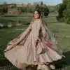 LG 1981 Peach Chinon With Embroidery Work & Lace Work Gown Wedding, Party, Festive, Events, Available at ₹2499 only. Delivery 4-6 Working Days. Shop now. | Gowns, Bollywood Gowns, Creative Gowns, Designer Gowns, Embroidered Gowns, Party Wear Gowns