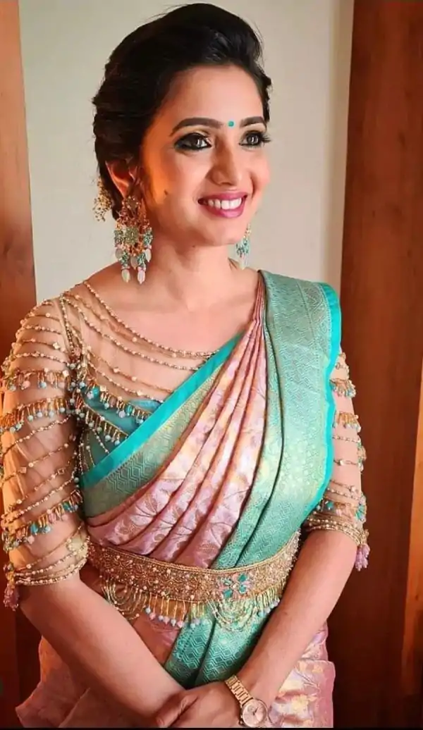 KP 5093 Peach Soft Lichi Silk With Lace Work & Lace Border Saree Now a t just ₹1449. Delivery 4-6 Working Days. Shop now. | Sarees, Bollywood Sarees, Creative Sarees, Designer Sarees, Embroidered Sarees, Ethnic Saree, Modern Digital sarees, Party Wear Sarees