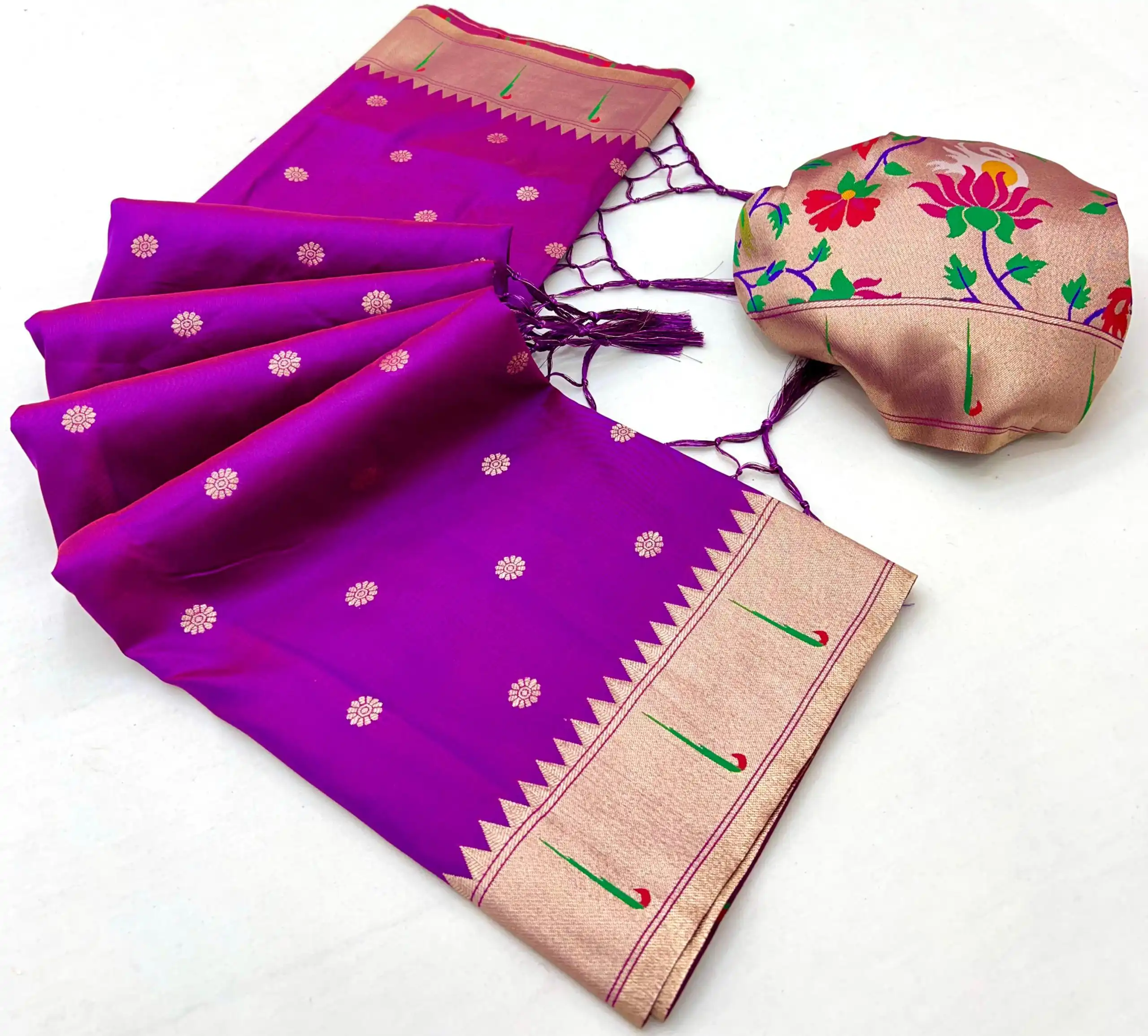 MB 150 Purple A Pethani silk Saree Perfect for Wedding, Party, Baisakhi, Reception, Traditional Day – . Affordable Price ₹2549. Delivery 4-6 Working | Sarees, Bollywood Sarees, Creative Sarees, Designer Sarees, Embroidered Sarees, Ethnic Saree, Modern Digital sarees, Party Wear Sarees