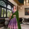 LNB 1240 Purple Kanchipuram With Embroidery Work & Zari Work Lehenga Choli ₹2499 on Available. Delivery 4-6 Working Days. Shop now. | Lehenga, Bollywood Lehenga, Creative Lehenga, Designer Lehenga, Embroidered Lehenga, Party Wear Lehenga