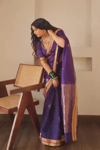KP 5084 Purple Soft Lichi Silk Lace Work & Lace Border Saree in Exclusive Offer ₹1449. Delivery 4-6 Working Days. Shop now. | Sarees, Bollywood Sarees, Creative Sarees, Designer Sarees, Embroidered Sarees, Ethnic Saree, Modern Digital sarees, Party Wear Sarees