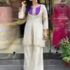 SRK 5277 Purple Mal Cotton With Embroidery Work & Bead Work Salwar Suit . Affordable Price ₹1799. Delivery 4-6 Working Days. Shop now. | Jump Suits, Salwar suit, Casual Suits, Creative suits, Designer Suits, Palazzo Suits, Party Wear Suits, Patiala Suits, Straight Suits