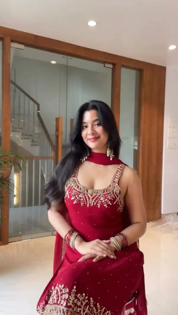 KD 1531 Red Faux Georgette Lace Work Salwar Suit in . Wedding, Party, Festive, Events, Grab it for ₹2399. Delivery 4-6 Working Days. Shop now. | Jump Suits, Tops & Bottoms, Track Suits, Salwar suit, Casual Suits, Creative suits, Designer Suits, Palazzo Suits, Party Wear Suits, Patiala Suits, Straight Suits, Trendy Wear