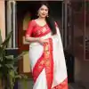 KP 5078 Red Color Soft Lichi Silk with Lace Work & Lace Border. Saree Best Price ₹1449. Delivery 4-6 Working Days. Shop now. | Sarees, Bollywood Sarees, Creative Sarees, Designer Sarees, Embroidered Sarees, Ethnic Saree, Modern Digital sarees, Party Wear Sarees