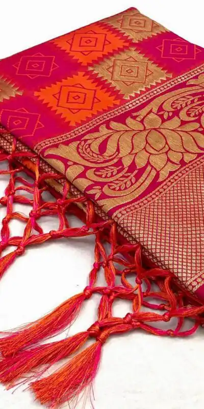 KP 1014 Red Soft Lichi Silk With Designer Work Saree . Wedding, Party, Festive, Events, Best Price ₹1499. Delivery 4-6 Working Days. Shop now. | Sarees, Bollywood Sarees, Creative Sarees, Designer Sarees, Embroidered Sarees, Ethnic Saree, Modern Digital sarees, Party Wear Sarees