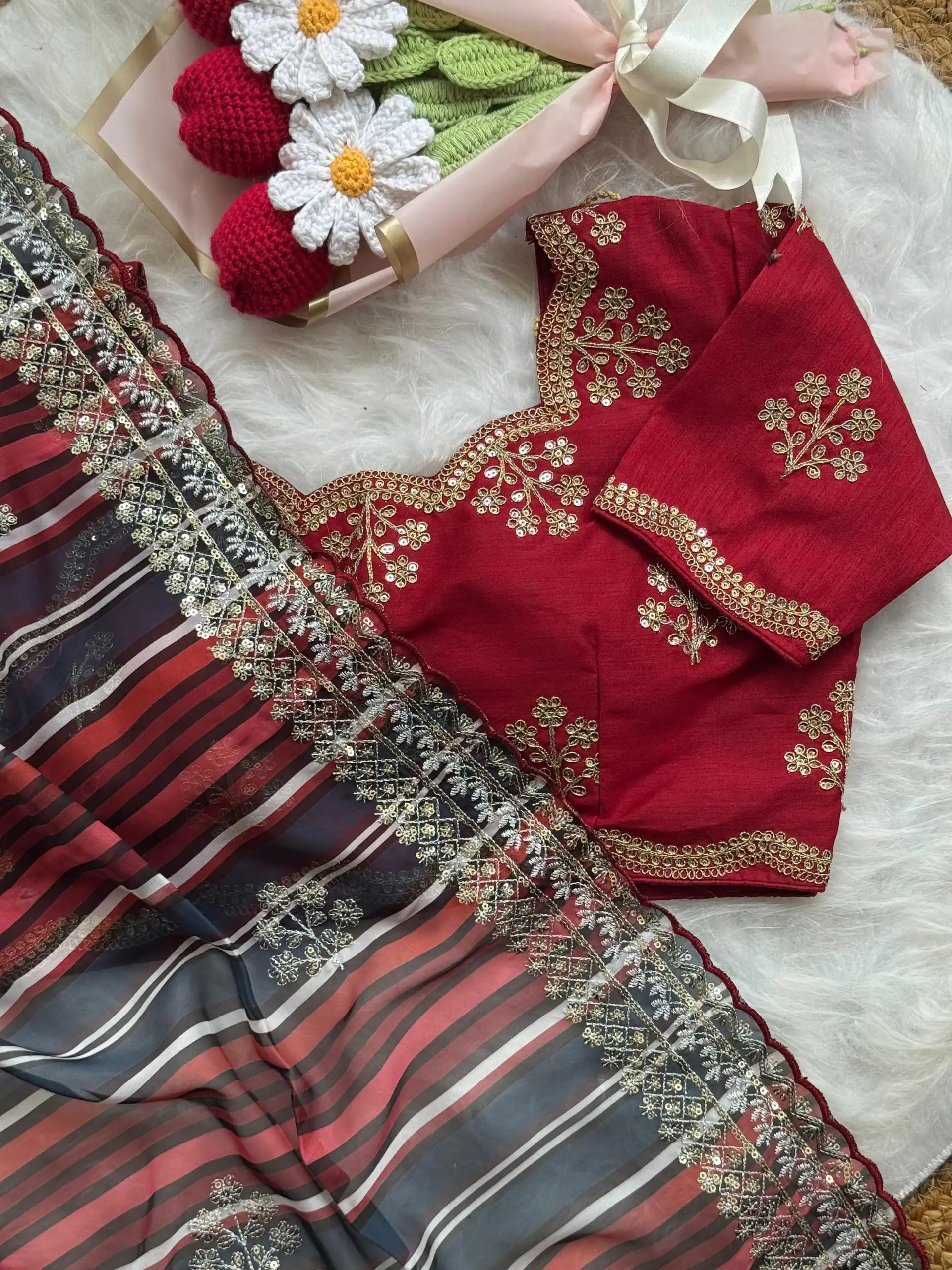 AC MIRA Red in Color Soft Organza Embroidery Work & Lace Work Saree . Get it for ₹2449. Delivery 4-6 Working Days. Shop now. | Sarees, Bollywood Sarees, Creative Sarees, Designer Sarees, Embroidered Sarees, Ethnic Saree, Modern Digital sarees, Party Wear Sarees