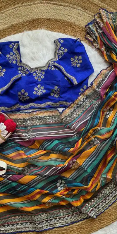 AC MIRA Royal Blue in Color Soft Organza Embroidery Work & Lace Work Saree . Get it for ₹2449. Delivery 4-6 Working Days. Shop now. | Sarees, Bollywood Sarees, Creative Sarees, Designer Sarees, Embroidered Sarees, Ethnic Saree, Modern Digital sarees, Party Wear Sarees