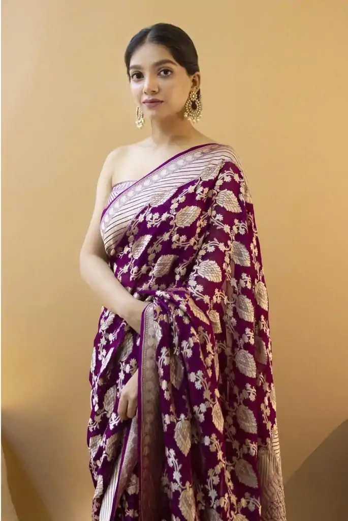 KP 1087 Wine Color Soft Lichi Silk Designer Work Saree . Wedding, Party, Festive, Events, Introductory Price ₹1399. Delivery 4-6 Working Days. Shop now. | Sarees, Bollywood Sarees, Creative Sarees, Designer Sarees, Embroidered Sarees, Ethnic Saree, Modern Digital sarees, Party Wear Sarees