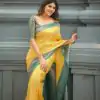 KP 5059 Yellow Color Soft Lichi Silk Cloth. Saree with Designer Work. Get it for ₹1449. Delivery 4-6 Working Days. Shop now. | Sarees, Bollywood Sarees, Creative Sarees, Designer Sarees, Embroidered Sarees, Ethnic Saree, Modern Digital sarees, Party Wear Sarees