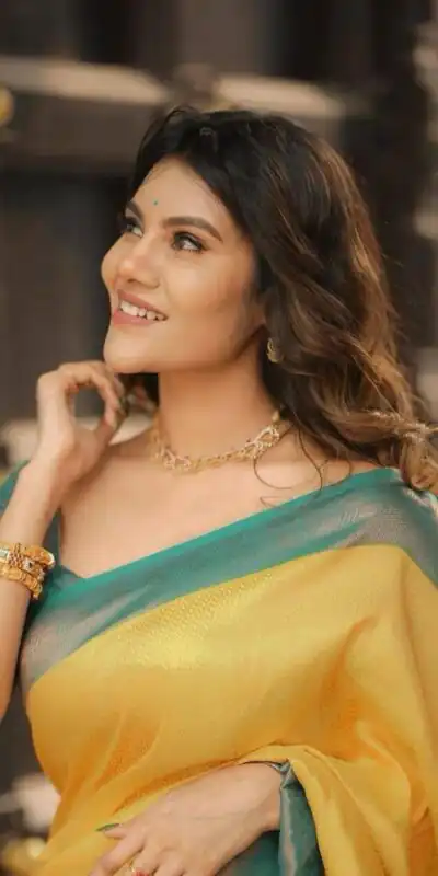 KP 5059 Yellow Color Soft Lichi Silk Cloth. Saree with Designer Work. Get it for ₹1449. Delivery 4-6 Working Days. Shop now. | Sarees, Bollywood Sarees, Creative Sarees, Designer Sarees, Embroidered Sarees, Ethnic Saree, Modern Digital sarees, Party Wear Sarees