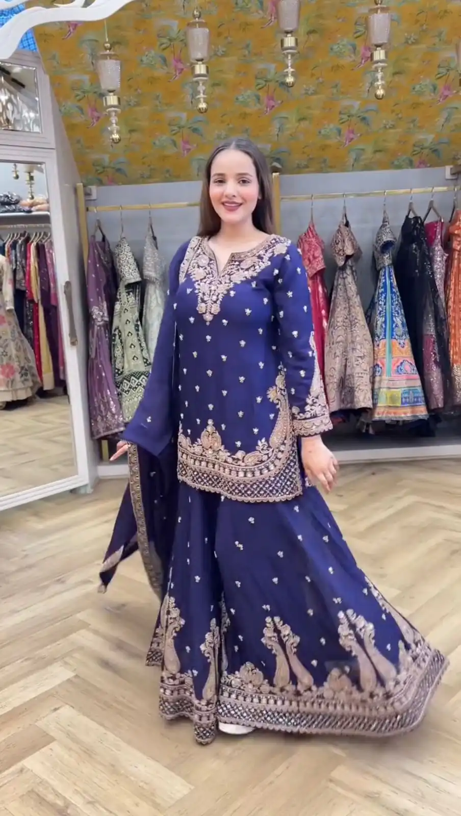 LG 2029 Blue Chinon Salwar Suit with Embroidery Work. Wedding, Party, Festive, Events, Special Price ₹2399. Delivery 4-6 Working Days. Shop now. | Jump Suits, Tops & Bottoms, Track Suits, Salwar suit, Casual Suits, Creative suits, Designer Suits, Palazzo Suits, Party Wear Suits, Patiala Suits, Straight Suits, Trendy Wear