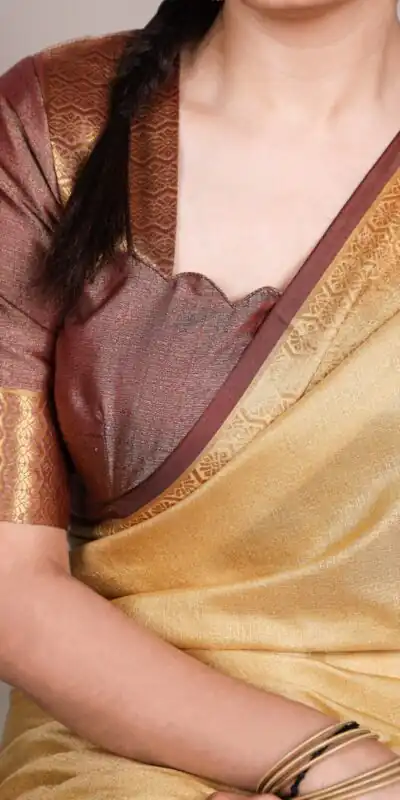 YNF 7408 Cream Color Poly Cotton Saree With Zari Work. Wedding, Party, Festive, Events, Affordable Price ₹1399. Delivery 4-6 Working Days. Shop now. | Sarees, Bollywood Sarees, Creative Sarees, Designer Sarees, Embroidered Sarees, Ethnic Saree, Modern Digital sarees, Party Wear Sarees