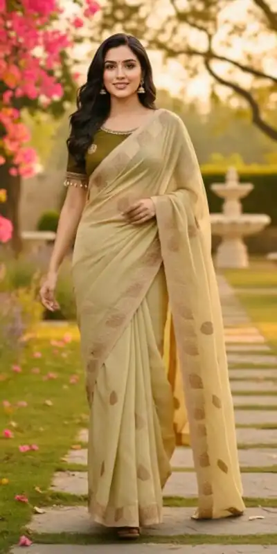 SC 1005 Mehendi in Soft fandy Silk Embroidery Work & Lace Work Saree . Available at βΉ2499 only. Delivery 4-6 Working Days. Shop now. | Sarees, Bollywood Sarees, Creative Sarees, Designer Sarees, Embroidered Sarees, Ethnic Saree, Modern Digital sarees, Party Wear Sarees