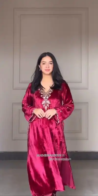 LG 2025 Red Velvet Salwar Suit with Embroidery Work & Lace Work. Exclusive Offer ₹1899. Delivery 4-6 Working Days. Shop now. | Jump Suits, Tops & Bottoms, Track Suits, Salwar suit, Casual Suits, Creative suits, Designer Suits, Palazzo Suits, Party Wear Suits, Patiala Suits, Straight Suits, Trendy Wear