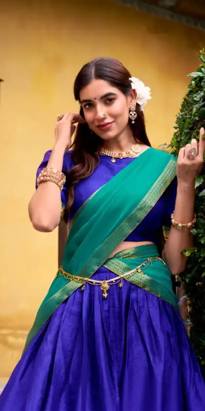 LNB 2029 Royal Blue Poly Cotton Lehenga Choli Perfect for Wedding, Party, Bridal Wear, Sangeet, Baisakhi Affordable Price ₹1899. Delivery 4-6 Working Days. | Lehenga, Bollywood Lehenga, Creative Lehenga, Designer Lehenga, Embroidered Lehenga, Party Wear Lehenga