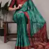 YNF 7103 Teal Rangoli Silk Saree Perfect for Wedding, Party, Karwa Chauth, Makar Sankranti, Baisakhi – . Available at ₹1449 only. Delivery 4-6 Work | Sarees, Bollywood Sarees, Creative Sarees, Designer Sarees, Embroidered Sarees, Ethnic Saree, Modern Digital sarees, Party Wear Sarees