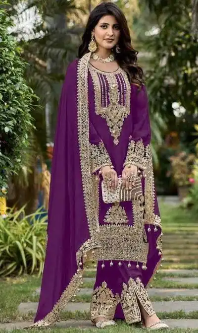 KF 1628 Wine Fuax Georgette Salwar Suit Perfect for Wedding, Party, Raksha Bandhan, Baisakhi, Sangeet β . Affordable Price βΉ2399. Delivery 4-6 Working | Jump Suits, Tops & Bottoms, Track Suits, Salwar suit, Casual Suits, Creative suits, Designer Suits, Palazzo Suits, Party Wear Suits, Patiala Suits, Straight Suits, Trendy Wear