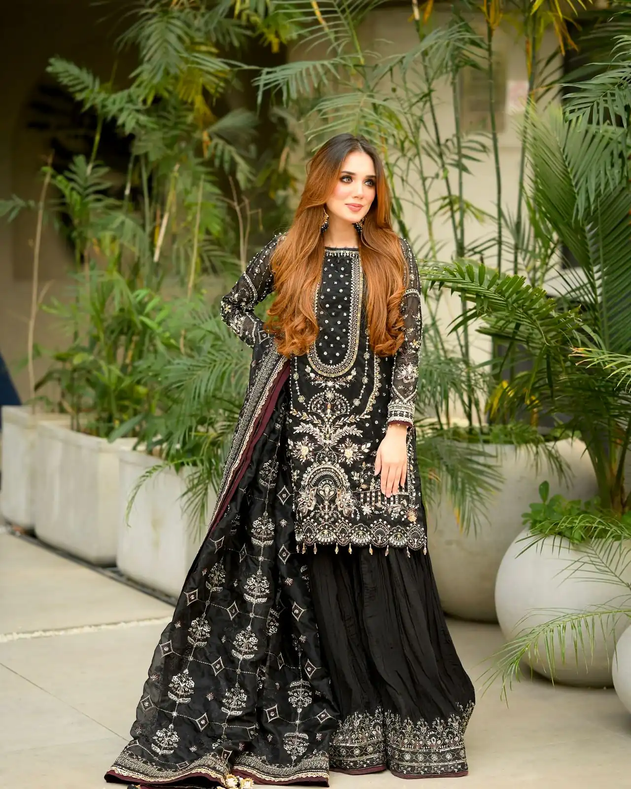 AD 213 Black Khajuri Crush Georgette Salwar Suit with Lace Work & Embroidery Work. Festive Deal ₹2649. Delivery 4-6 Working Days. Shop now. | Jump Suits, Tops & Bottoms, Track Suits, Salwar suit, Casual Suits, Creative suits, Designer Suits, Palazzo Suits, Party Wear Suits, Patiala Suits, Straight Suits, Trendy Wear