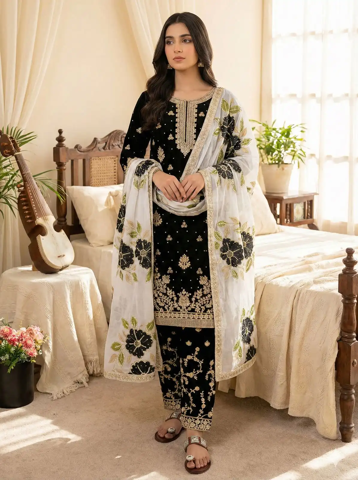 SRK 5315 Black Organza SILK Salwar Suit Perfect for Wedding, Party, Lohri, Ethnic Day, Eid – . Affordable Price ₹2499. Delivery 4-6 Working Days. | Jump Suits, Tops & Bottoms, Track Suits, Salwar suit, Casual Suits, Creative suits, Designer Suits, Palazzo Suits, Party Wear Suits, Patiala Suits, Straight Suits, Trendy Wear